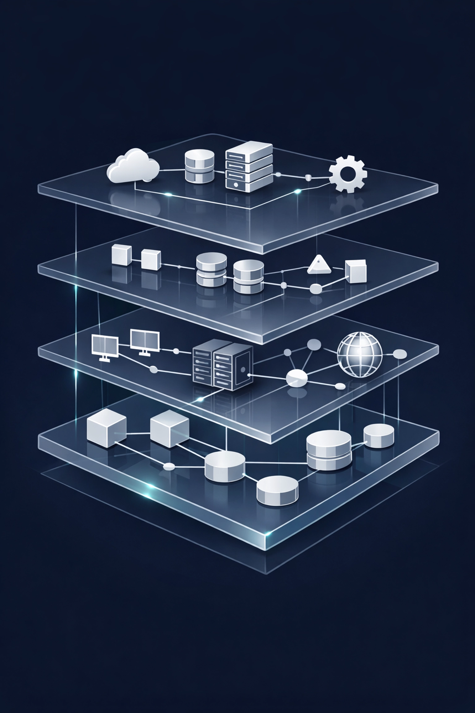 Layered AI workflow infrastructure showing how compound systems scale beyond simple tools